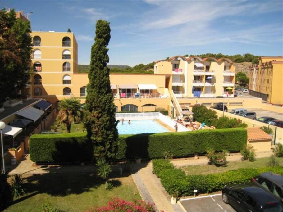L'Escapade : Charmant T2 -Parking Gratuit, Piscine, Wifi, Clim Gruissan Kültér fotó